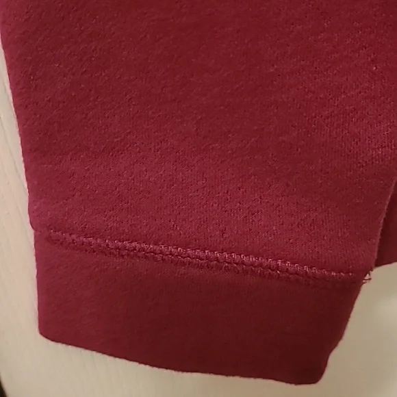 TEK GEAR BOYS ZIPPERED BURGUNDY HOODIE SIZE XL - Picture 7 of 9
